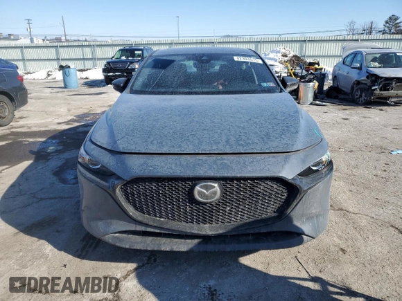 2023 Mazda 3 S Carbon Edition with VIN JM1BPBLM3P1616343, listed as a Copart auction lot 42303815 with 19,557 mi miles and Salvage title. Bid and sale history available at DreamBid. Image 5.