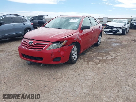 2011 Toyota Camry LE with VIN 4T1BF3EK3BU643629, listed as a IAAI auction lot 41707262 with 195,573 mi miles. Bid and sale history available at carsss.com. Image 2.