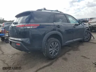 2024 Nissan Pathfinder SV with VIN 5N1DR3BCXRC235674, listed as a Copart auction lot 42701745 with 10,340 mi miles and Salvage Title. Bid and sale history available at carsss.com. Image 3.