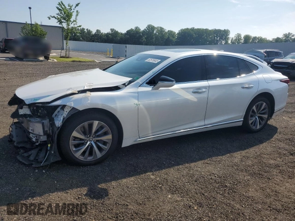 2018 Lexus LS 500 with VIN JTHC51FF9J5004745, listed as a Copart auction lot 62578845 with 63,292 mi miles and Salvage title. Bid and sale history available at DreamBid. Image 1.