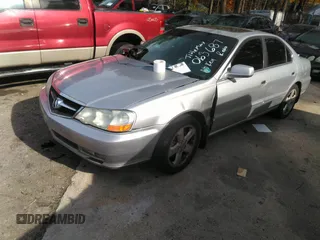 2003 Acura TL Type S with VIN 19UUA56803A063687, listed as a IAAI auction lot 40948361 with 143,710 mi miles. Bid and sale history available at carsss.com. Image 2.