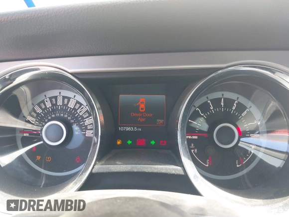 2013 Ford Mustang GT with VIN 1ZVBP8CF7D5216131, listed as a IAAI auction lot 41648862 with 107,983 mi miles. Bid and sale history available at carsss.com. Image 7.