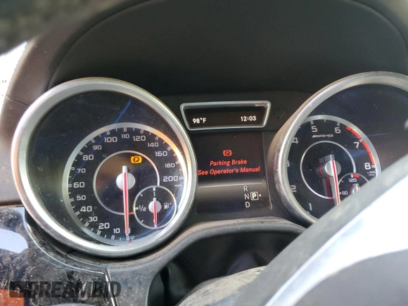2015 Mercedes-Benz GL-Class GL 63 AMG with VIN 4JGDF7EE2FA566897, listed as a Copart auction lot 64059104 with 0 mi miles and Salvage Title. Bid and sale history available at carsss.com. Image 9.