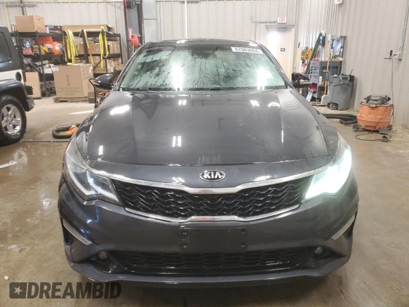 2019 Kia Optima LX with VIN 5XXGT4L35KG291082, listed as a Copart auction lot 87083004 with 135,163 mi miles and Salvage Title. Bid and sale history available at carsss.com. Image 5.