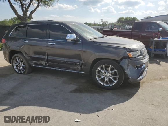 2015 Jeep Grand Cherokee Summit with VIN 1C4RJEJG6FC920316, listed as a Copart auction lot 49051945 with 120,429 mi miles and Salvage title. Bid and sale history available at DreamBid. Image 4.