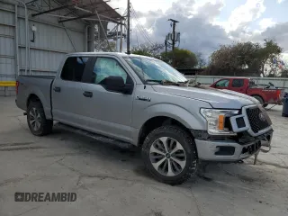 2020 Ford F-150 XL with VIN 1FTEW1EP0LKF37251, listed as a Copart auction lot 85725414 with 254,871 mi miles and Salvage Title. Bid and sale history available at carsss.com. Image 4.