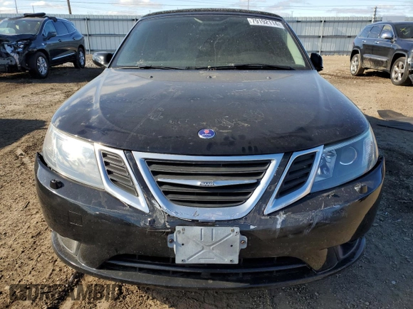 2008 Saab 9-3 with VIN YS3FB79YX86009912, listed as a Copart auction lot 79192114 with 79,542 mi miles and Salvage Title. Bid and sale history available at carsss.com. Image 5.