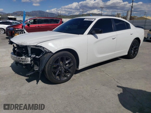 2022 Dodge Charger SXT with VIN 2C3CDXBG4NH161771, listed as a Copart auction lot 51740605 with 28,930 mi miles and Salvage Title. Bid and sale history available at DreamBid. Image 1.