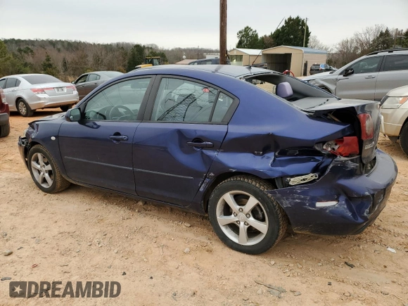 2004 Mazda 3 i with VIN JM1BK12F141114809, listed as a Copart auction lot 48137345 with 137,199 mi miles and Salvage Title. Bid and sale history available at DreamBid. Image 2.