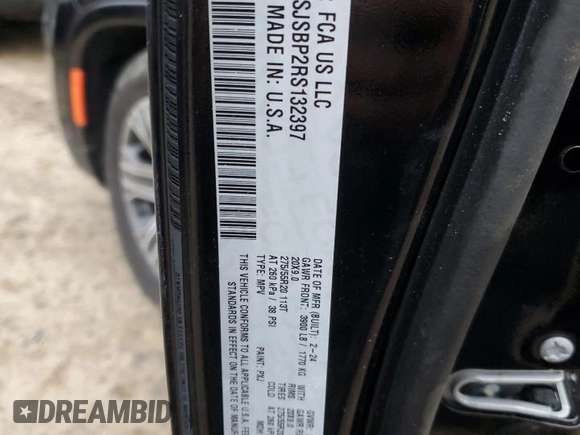 2024 Jeep Wagoneer Series II with VIN 1C4SJSBP2RS132397, listed as a Copart auction lot 84484044 with Not provided miles and Salvage title. Bid and sale history available at DreamBid. Image 13.