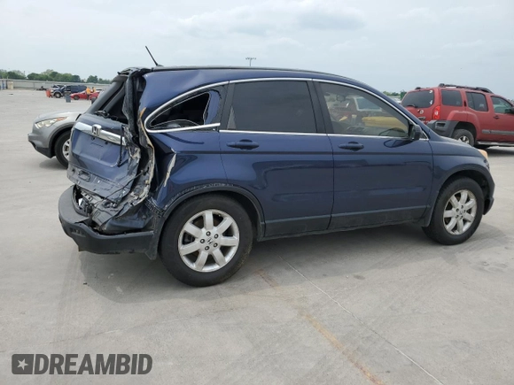 2008 Honda CR-V EX with VIN JHLRE38528C023688, listed as a Copart auction lot 53805525 with Not Provided miles and Salvage Title. Bid and sale history available at carsss.com. Image 3.