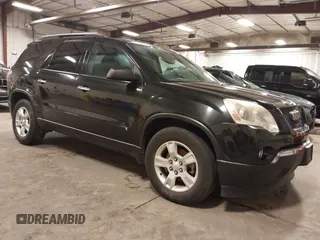 2009 GMC Acadia SLE1 with VIN 1GKEV13DX9J190901, listed as a IAAI auction lot 41932045 with 205,883 mi miles and . Bid and sale history available at carsss.com. Image 1.