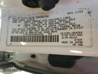 2004 Lexus GX 470 with VIN JTJBT20XX40033938, listed as a Copart auction lot 70871164 with 214,565 mi miles and Salvage Title. Bid and sale history available at carsss.com. Image 14.