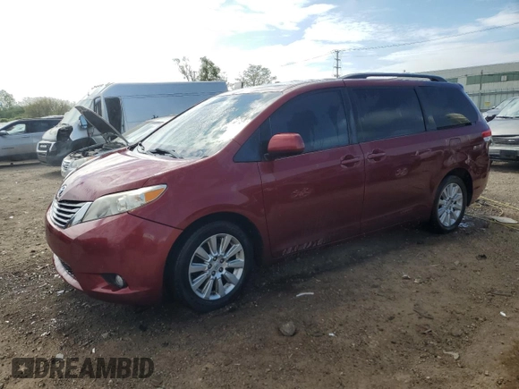2013 Toyota Sienna XLE с VIN 5TDDK3DC4DS064952, выставлен на аукционе Copart как лот 56797335 с пробегом Не указан миль и Списание • Salvage title. История ставок и продаж доступна на DreamBid. Изображение 1.