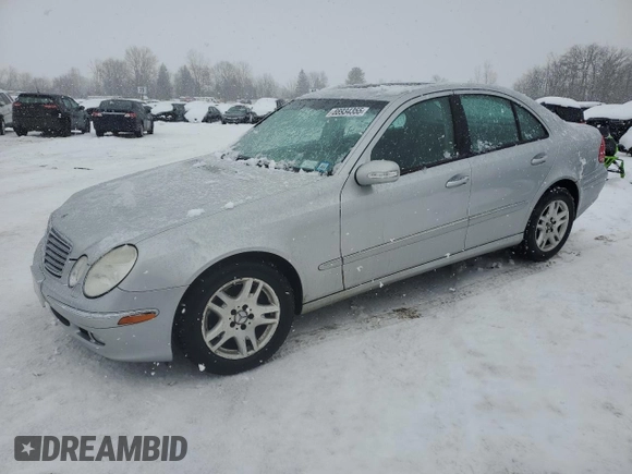 2004 Mercedes-Benz E-Class 3.2L with VIN WDBUF82J84X148459, listed as a Copart auction lot 88934355 with 104,339 mi miles and Non Repairable. Bid and sale history available at carsss.com. Image 1.