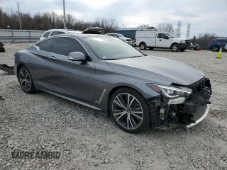 2022 Infiniti Q60 Luxe with VIN JN1EV7KK9NM600484, listed as a Copart auction lot 47219575 with 28,091 mi miles and Salvage Title. Bid and sale history available at carsss.com. Image 4.