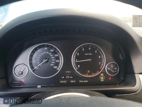 2013 BMW 5 Series 535i with VIN WBAFR7C56DC823291, listed as a Copart auction lot 56621415 with 100,423 mi miles and Salvage title. Bid and sale history available at DreamBid. Image 9.