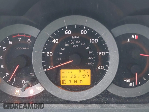 2006 Toyota RAV4 with VIN JTMZD33V465007646, listed as a IAAI auction lot 42191117 with 281,197 mi miles and . Bid and sale history available at DreamBid. Image 16.