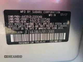 2018 Subaru WRX Premium with VIN JF1VA1B63J9810848, listed as a Copart auction lot 84617044 with 73,750 mi miles and Salvage Title. Bid and sale history available at carsss.com. Image 14.