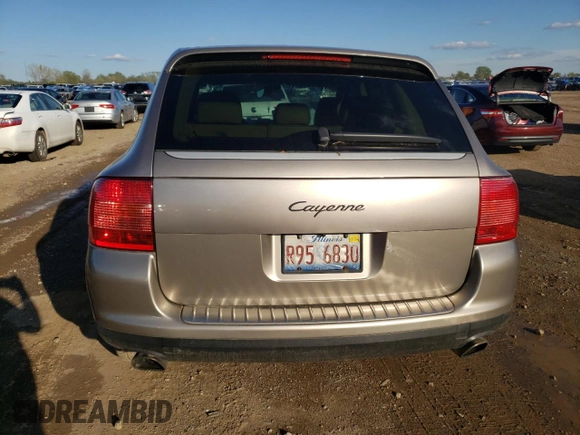 2004 Porsche Cayenne with VIN WP1AA29P94LA22286, listed as a Copart auction lot 72525174 with 0 mi miles and Salvage Title. Bid and sale history available at carsss.com. Image 6.