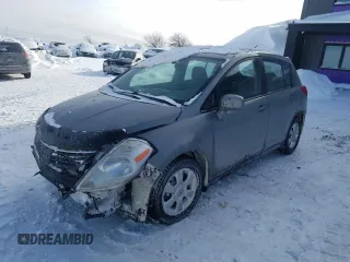 2007 Nissan Versa 1.8 S with VIN 3N1BC13E57L437120, listed as a Copart auction lot 44674835 with 103,000 mi miles and Salvage Title. Bid and sale history available at carsss.com. Image 1.