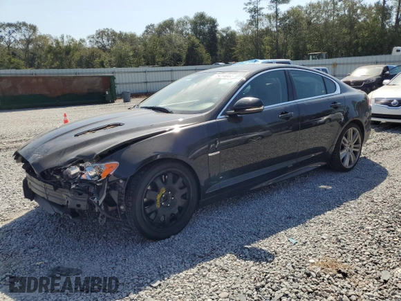 2011 Jaguar XF with VIN SAJWA0JC7BMR87502, listed as a Copart auction lot 75414044 with 111,897 mi miles and Salvage Title. Bid and sale history available at DreamBid. Image 1.