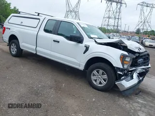 2023 Ford F-150 XL with VIN 1FTFX1E58PKE63521, listed as a IAAI auction lot 42186310 with 18,853 mi miles and . Bid and sale history available at DreamBid. Image 1.
