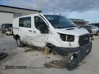 2024 Ford Transit Cargo with VIN 1FTBR1Y82RKA69031, listed as a Copart auction lot 49503815 with Not Provided miles and Salvage Title. Bid and sale history available at DreamBid. Image 4.