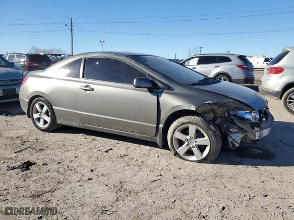 2008 Honda Civic Cpe EX with VIN 2HGFG118X8H525060, listed as a Copart auction lot 42803565 with NaN miles and Salvage Title. Bid and sale history available at carsss.com. Image 4.