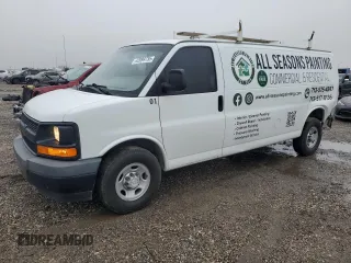 2017 Chevrolet Express Cargo Van with VIN 1GCWGBFG8H1161532, listed as a Copart auction lot 42099735 with 103,374 mi miles and Salvage Title. Bid and sale history available at carsss.com. Image 1.
