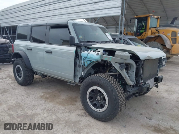 2024 Ford Bronco Big Bend with VIN 1FMDE7BH3RLA33306, listed as a IAAI auction lot 41618702 with 10,975 mi miles and . Bid and sale history available at DreamBid. Image 1.
