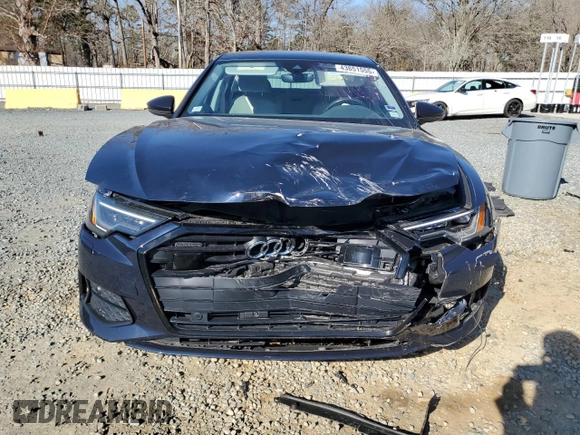 2020 Audi A6 Premium Plus with VIN WAUE8AF2XLN055248, listed as a Copart auction lot 43851555 with 0 mi miles and Salvage Title. Bid and sale history available at carsss.com. Image 5.