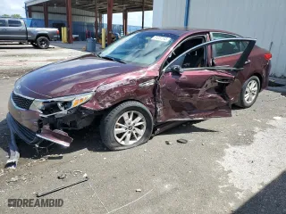 2018 Kia Optima LX with VIN 5XXGT4L39JG233300, listed as a Copart auction lot 51237245 with 171,078 mi miles and Salvage Title. Bid and sale history available at carsss.com. Image 1.