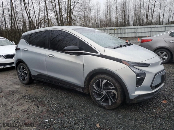 2022 Chevrolet Bolt EV 2LT with VIN 1G1FX6S08N4134530, listed as a Copart auction lot 80338834 with 23,914 mi miles and Salvage Title. Bid and sale history available at carsss.com. Image 4.
