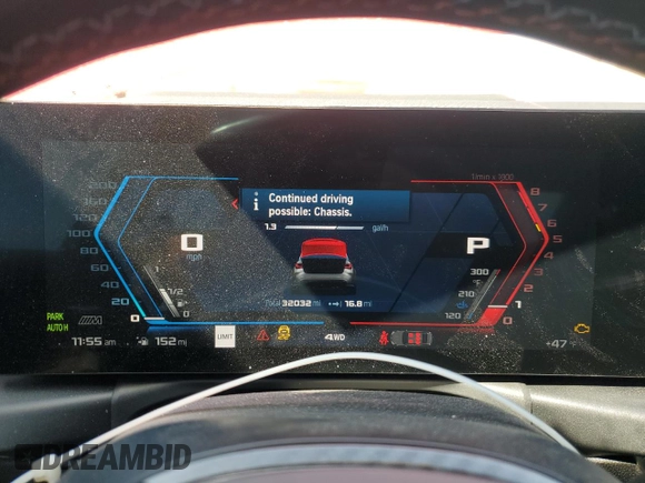 2023 BMW M3 Competition xDrive with VIN WBS43AY03PFN58833, listed as a Copart auction lot 53301495 with 32,032 mi miles and Salvage title. Bid and sale history available at DreamBid. Image 9.