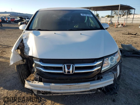 2016 Honda Odyssey Touring Elite with VIN 5FNRL5H93GB045542, listed as a Copart auction lot 46195125 with 157,897 mi miles and Salvage title. Bid and sale history available at DreamBid. Image 5.