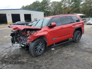 2023 Toyota Sequoia SR5 with VIN 7SVAAABA2PX013529, listed as a Copart auction lot 79507894 with 0 mi miles and Salvage Title. Bid and sale history available at carsss.com. Image 1.