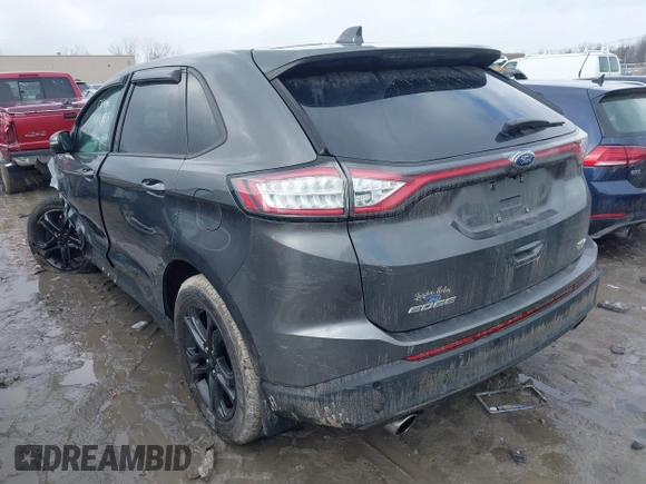 2018 Ford Edge SEL with VIN 2FMPK4J92JBC05537, listed as a IAAI auction lot 41677902 with 71,476 mi miles. Bid and sale history available at carsss.com. Image 3.