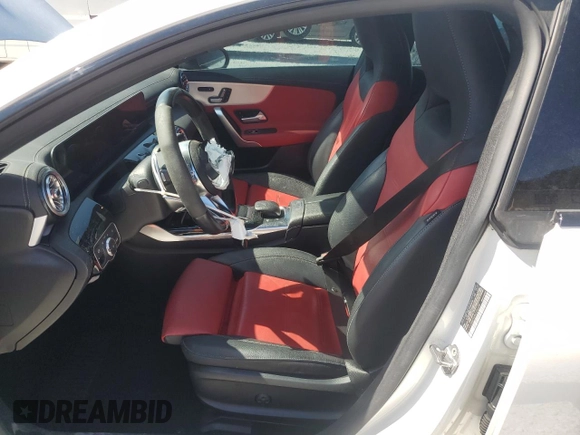 2021 Mercedes-Benz CLA 35 AMG with VIN W1K5J5BB5MN220635, listed as a Copart auction lot 58544855 with 48,776 mi miles and Salvage title. Bid and sale history available at DreamBid. Image 7.