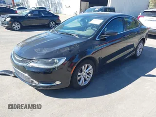 2015 Chrysler 200 Limited with VIN 1C3CCCAB4FN660435, listed as a IAAI auction lot 41630312 with 97,165 mi miles. Bid and sale history available at carsss.com. Image 2.
