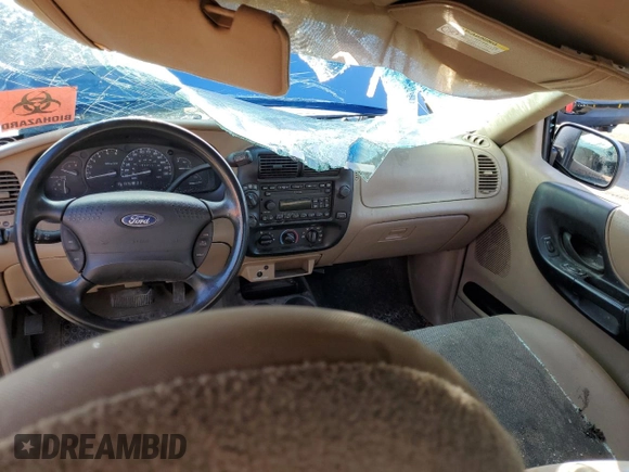 2001 Ford Ranger XL Fleet with VIN 1FTZR15E91PB58143, listed as a Copart auction lot 52352275 with Not Provided miles and Non Repairable. Bid and sale history available at DreamBid. Image 8.
