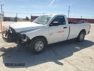 2022 Ram 1500 Tradesman with VIN 3C6JR6DGXNG330114, listed as a Copart auction lot 57038545 with 82,802 mi miles and Salvage title. Bid and sale history available at DreamBid. Image 1.