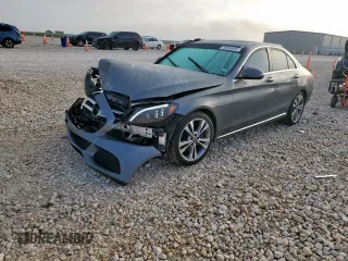 2018 Mercedes-Benz C 300 with VIN 55SWF4JB7JU263457, listed as a Copart auction lot 58995055 with 78,538 mi miles and Salvage title. Bid and sale history available at DreamBid. Image 1.