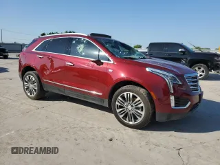 2018 Cadillac XT5 Premium Luxury FWD with VIN 1GYKNERS1JZ192211, listed as a Copart auction lot 52184055 with 48,323 mi miles and Salvage title. Bid and sale history available at DreamBid. Image 4.