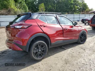 2023 Nissan Kicks SV with VIN 3N1CP5CV2PL521749, listed as a Copart auction lot 58842565 with Not provided miles and Salvage title. Bid and sale history available at DreamBid. Image 3.