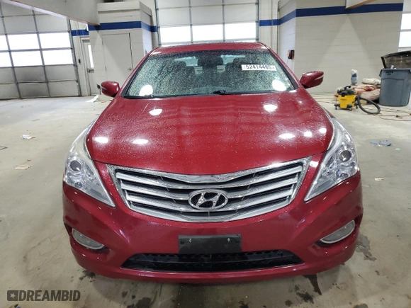 2013 Hyundai Azera with VIN KMHFG4JGXDA298805, listed as a Copart auction lot 52414485 with 109,812 mi miles and Salvage Title. Bid and sale history available at carsss.com. Image 5.