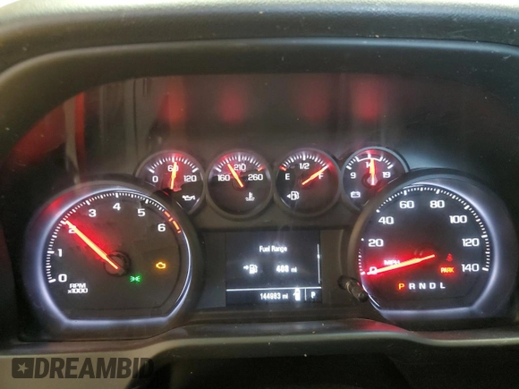2020 Chevrolet Silverado 1500 Work Truck with VIN 1GCRWAEF1LZ180131, listed as a Copart auction lot 77187734 with 144,983 mi miles and Clean Title. Bid and sale history available at DreamBid. Image 9.