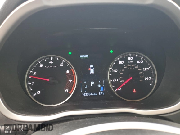 2019 Mitsubishi Eclipse Cross ES with VIN JA4AT3AA3KZ031188, listed as a Copart auction lot 56591745 with 163,384 mi miles and Salvage title. Bid and sale history available at DreamBid. Image 9.