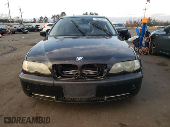 2002 BMW 3 Series 330i with VIN WBAEV53432KM00593, listed as a Copart auction lot 78961834 with 207,849 mi miles and Clean Title. Bid and sale history available at carsss.com. Image 5.