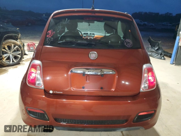 2014 FIAT 500 Sport with VIN 3C3CFFBR8ET291694, listed as a Copart auction lot 77889174 with 90,279 mi miles and Salvage Title. Bid and sale history available at carsss.com. Image 6.